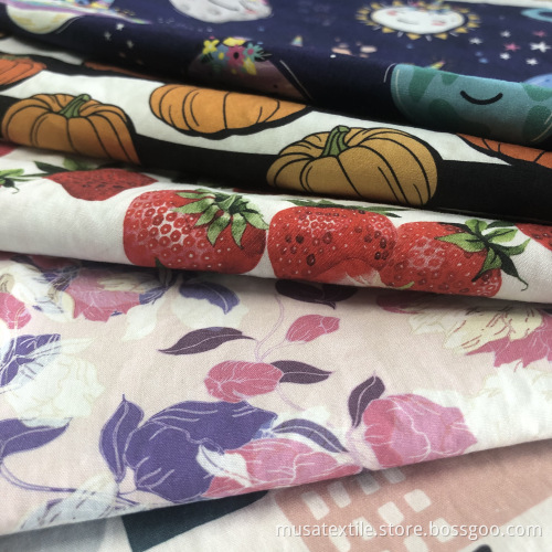 OEM Hot Sale Printed Cotton Poplin Fabric